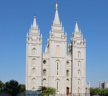 Salt Lake City 'deki tapınak, Utah' ın başkenti.