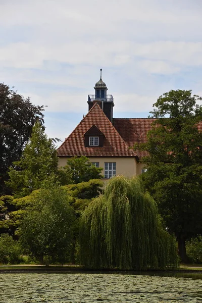 Fransız Park Bahçesi Eski Celle Kasabası Aşağı Saksonya — Stok fotoğraf