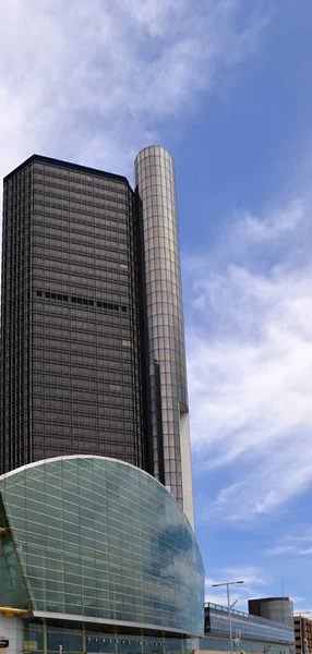 Moderna Byggnader Centrala Detroit Michigan — Stockfoto