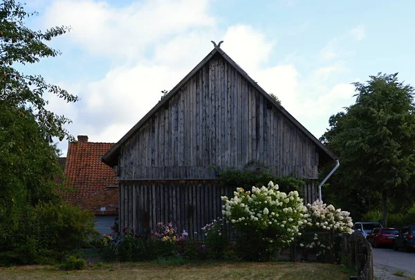 Historical Building Village Ahlden River Aller Lower Saxony — Stockfoto