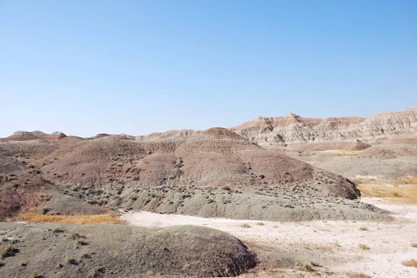 Τοπίο Της Ερήμου Στο Εθνικό Πάρκο Badlands Νότια Ντακότα — Φωτογραφία Αρχείου