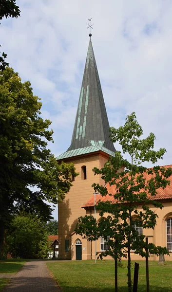 Eski Schwarmstadt Kasabasındaki Tarihi Kilise Aşağı Saksonya — Stok fotoğraf
