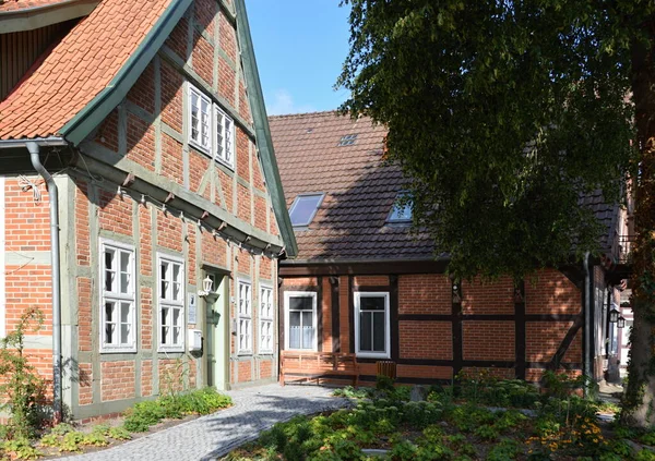 Историческое Здание Деревне Алден Реке Аллер Нижняя Саксония — стоковое фото