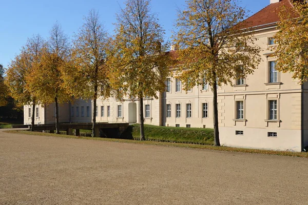 Herbst Schloss Und Park Rheinsberg Brandenburg — Stockfoto