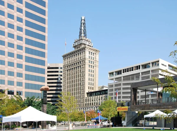 stock image Panorama of Downtown Salt Lake City, the Capital of Utah