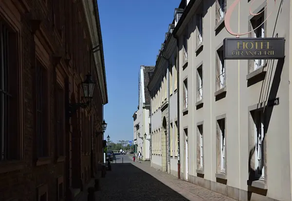 Edifícios Históricos Cidade Velha Duesseldorf Capital Renânia Norte Vestfália — Fotografia de Stock