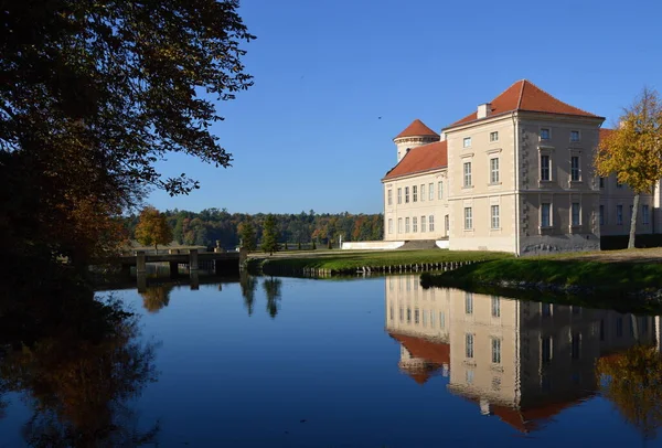 Historisches Schloss Herbst Der Stadt Rheinsberg Brandenburg — Stockfoto