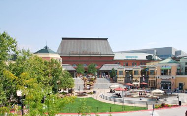 Salt Lake City 'deki sokak manzarası, Utah' ın başkenti.