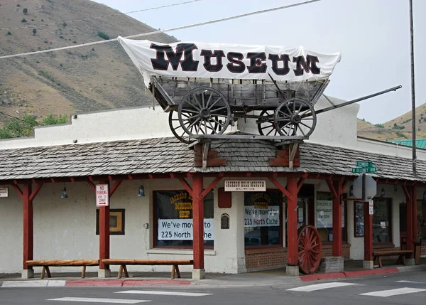 Straßenszene Der Old Western Town Jackson Wyoming — Stockfoto