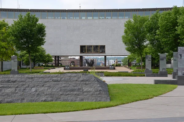 Emlékmű Állami Capitol Park Paul Főváros Minnesota — Stock Fotó