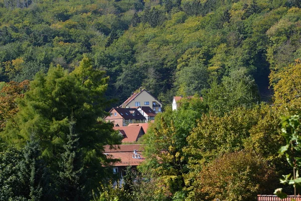 Harz Dağları Saksonya Daki Ilsenburg Eski Kasabası Ndaki Tarihi Binalar — Stok fotoğraf