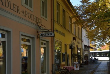 Brandenburg, Rheinsberg 'de Sonbaharda Tarihi Binalar