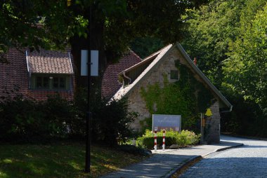 Harz Dağları, Saksonya 'daki Ilsenburg Eski Kasabası' ndaki Tarihi Binalar