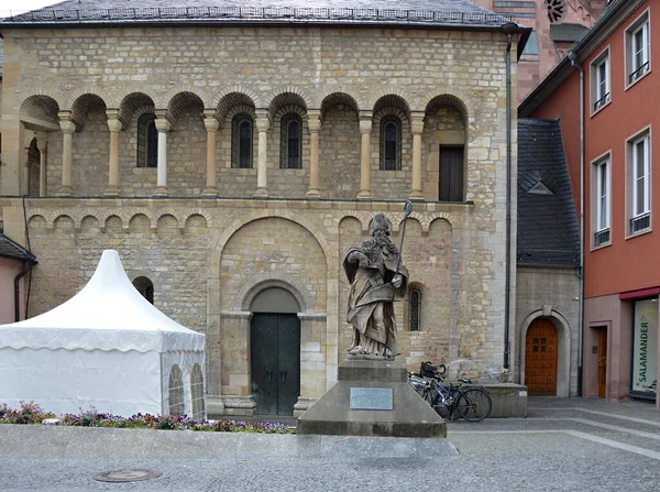 Catedral Histórica Cidade Velha Mainz Capital Renânia Norte Vestfália — Fotografia de Stock