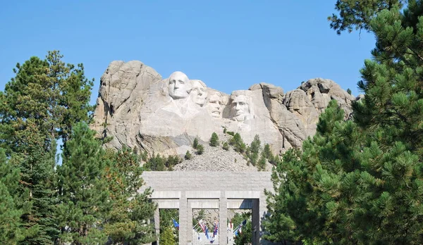 Monument National Mont Rushmore Dans Les Black Hills Dakota Sud — Photo