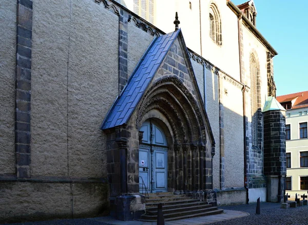 Zabytkowa Katedra Starym Mieście Goerlitz Saksonia — Zdjęcie stockowe