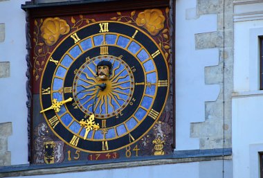 Saksonya 'nın eski Goerlitz kasabasındaki tarihi belediye binası.