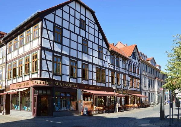 Historische Gebäude Der Altstadt Von Wernigerode Harz Sachsen Anhalt — Stockfoto