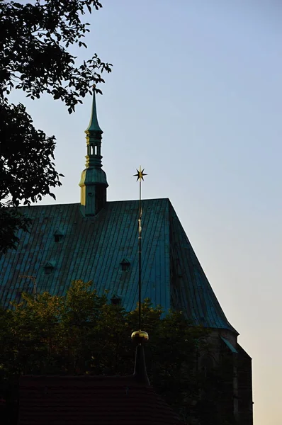 Historická Katedrála Starém Městě Goerlitz Sasko — Stock fotografie