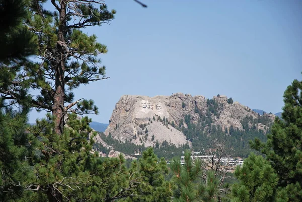 Güney Dakota, Black Hills 'teki Rushmore Dağı Ulusal Anıtı Panoraması