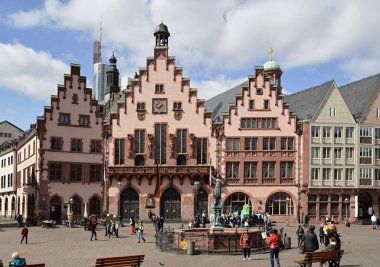 Historical Building in the Old Town of Frankfurt at the River Main, Hessen