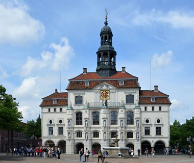 Old Hanse Town Lueneburg, Aşağı Saksonya 'daki tarihi belediye binası.
