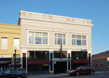 Eski Batı Kasabası Sheridan, Wyoming 'deki Tarihi Binalar