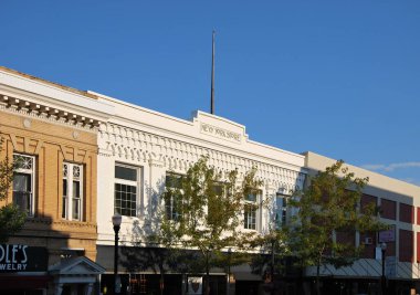 Eski Batı Kasabası Sheridan, Wyoming 'deki tarihi bina.