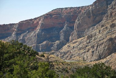 Wyoming, Bighorn Dağları 'ndaki Panorama Dağı manzarası