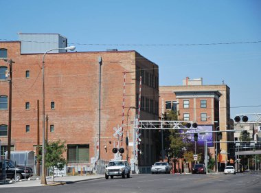 Montana 'daki Eski Batı Kasabası Billings' teki Tarihi Binalar