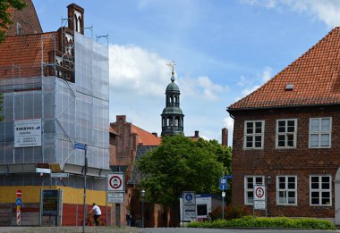 Panorama in the Old Hanse Town Lueneburg, Lower Saxony