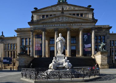 Historical Building on the Square Gendarmenmarkt in the Neighborhood Mitte in Berlin, the Capital City of Germany