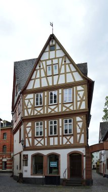 Historical Building in the Old Town of Mainz, the Capital City of Rhine Land - Palatinate