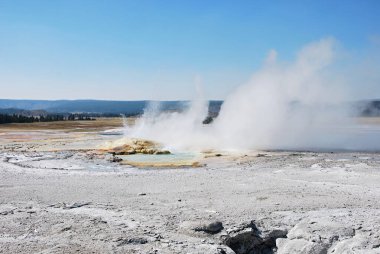 Yellowstone Ulusal Parkı, Wyoming 'deki gayzer