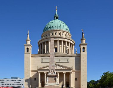 Historical Church in the Old Town of Potsdam, the Capital City of Brandenburg