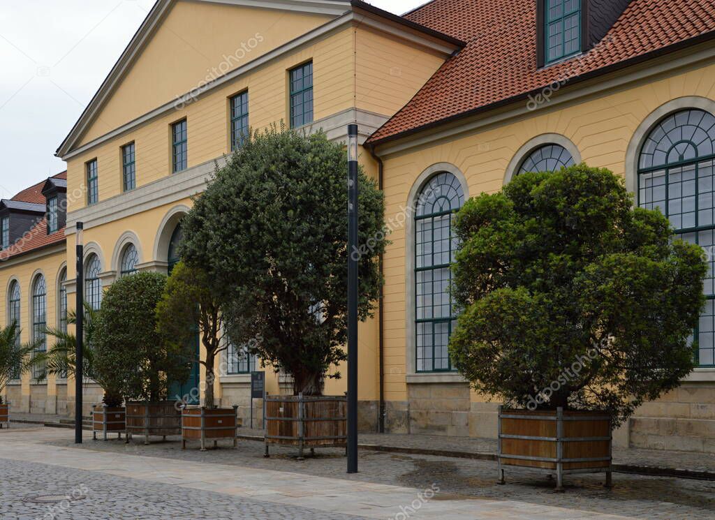 Historical Castle and Park Herrenhaeuser Gaerten in Hannover, the