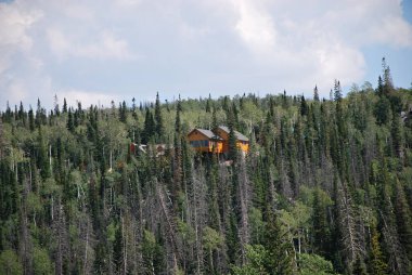 Utah, Wasatch Dağları 'nda sonbaharda manzara