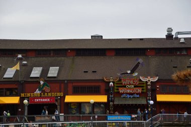 Waterfront at the Puget Sound in Downtown Seattle, Washington