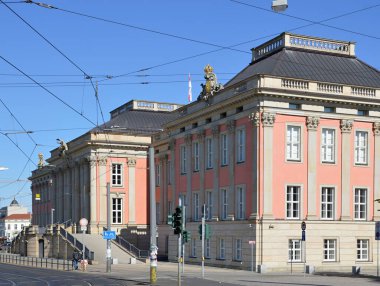 Historical Building in the Old Town of Potsdam, the Capital City of Brandenburg