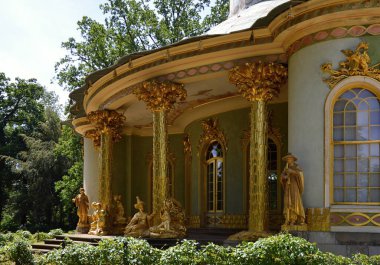 Historical Chinese House in Castle and Park Sanssouci in Potsdam, the Capital City of Brandenburg