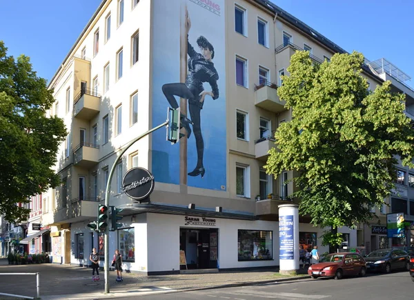 Street Scene in the Neighnorhhod Tempelhof in Berlin, the Capital City of Germany
