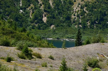 Lake at Mount St. Helens National Volcanic Monument