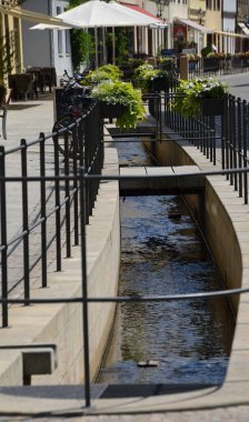 Historical Trench in the Old Town of Wittenberg, Saxony - Anhalt