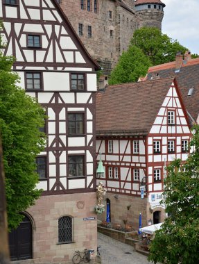 Historical Buildings in the Old Town of Nuremberg, Franconia, Bavaria