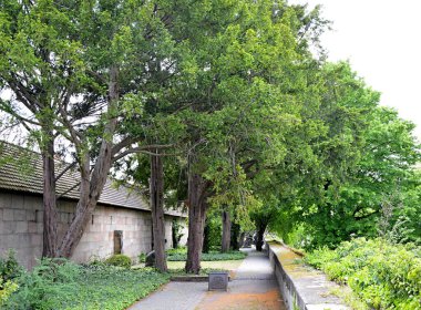 Nuremberg, Franconia, Bavyera 'daki Tarihi Kale