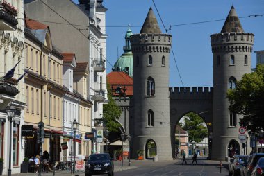 Street Scene in the Old Town of Potsdam, the Capital City of Brandenburg