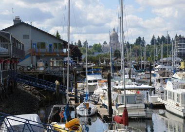 Marina in Olympia, the Capital City of Washington