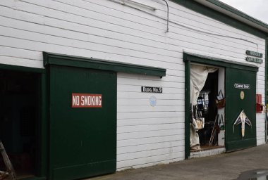Historical Building in the Old Town of Astoria, Oregon