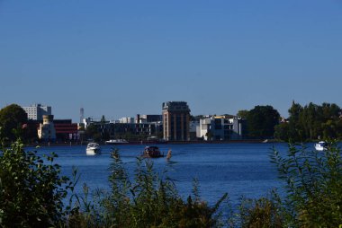 Panorama at the River Havel in Downtown Potsdam, the Capital City of Brandenburg