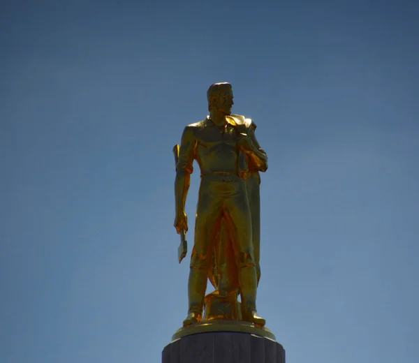 Statue Sur Capitole État Salem Capitale Oregon — Photo